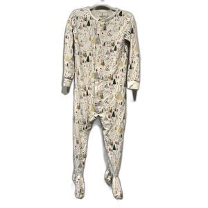 Magnetic Me Christmas Sleeper Pjs Silent Night Holiday Footie Winter Flaw 18-24M